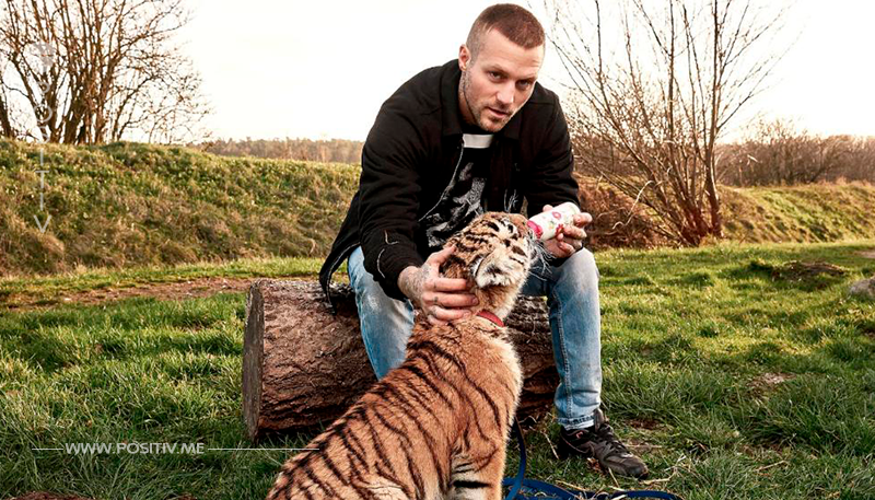 Gangster-Rapper rettet Tiger-Baby !