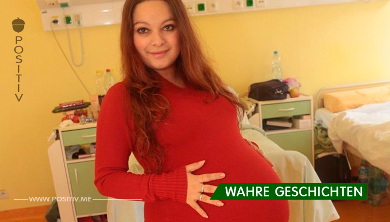 Die 23 jährige Alexandra dachte, sie wäre schwanger mit Zwillingen, aber als die Ärzte ihr die Ergebnisse der Ultraschalluntersuchung zeigten, konnte sie nicht sprechen