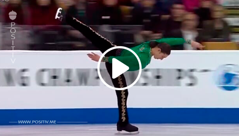 Eiskunstläufer tanzt zu Riverdance – als die Musik das Tempo wechselt, drehen die Zuschauer durch	
