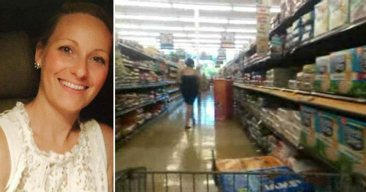 Widerling verfolgt Mutter und Tochter im Supermarkt: flüstert „Sag Mama Auf Wiedersehen“