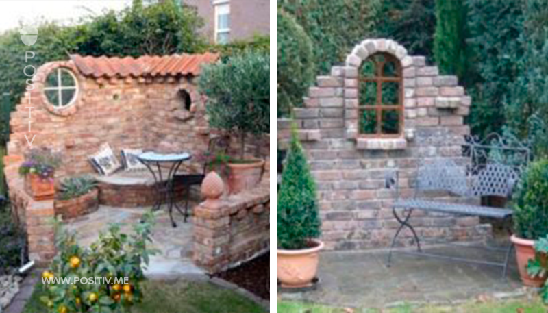 Eine kleine Ruine im Garten kann wirklich atemberaubend aussehen… Hier sehen Sie 11 wunderschöne Ideen.