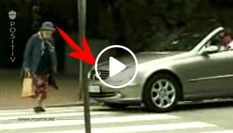 Ungeduldiger Fahrer belästigt alte Dame auf Straße – schau, wie sie Rache am Idioten nimmt