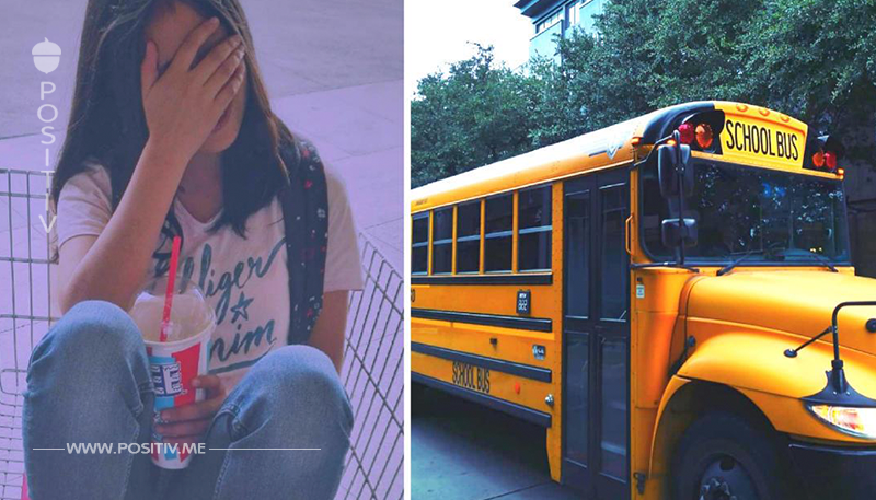 Mädchen bekommt erste Periode im Bus: Junge sagt 3 Worte zu ihr, die sie erschauern lassen