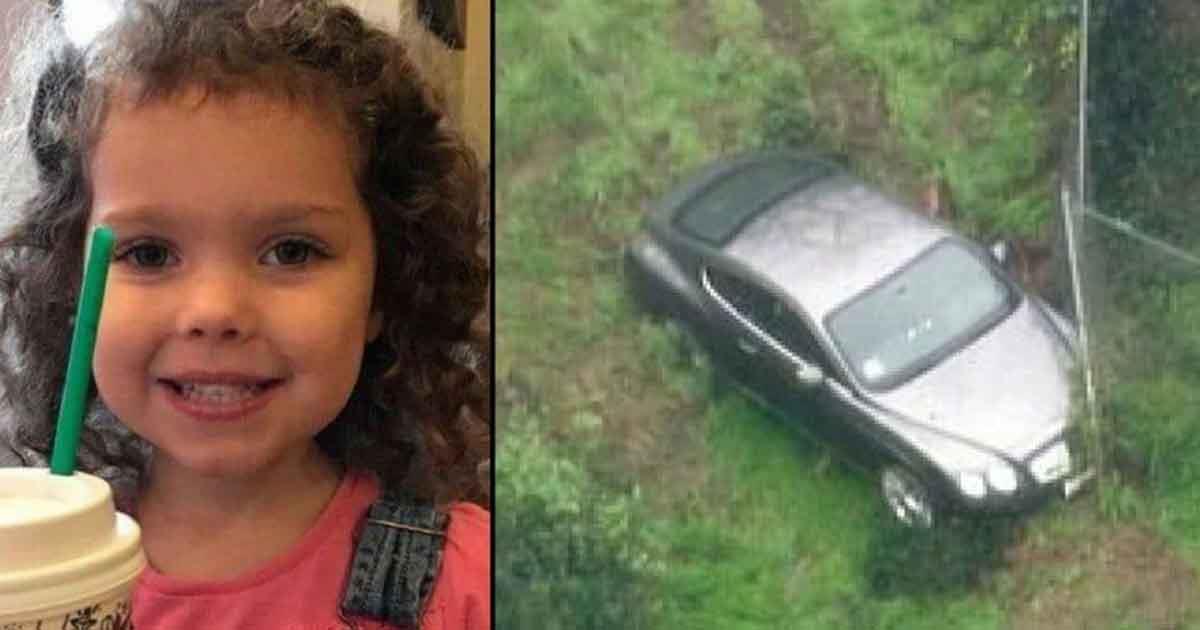 Polizei findet vermisste 4-Jährige im Wald – kommt näher und sieht Mann neben ihr
