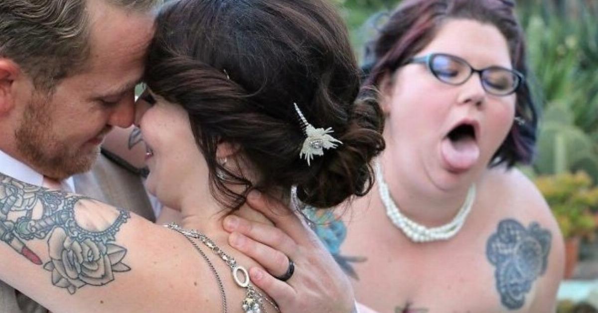 15 ruinierte Hochzeitsfotos, über die das Brautpaar selber lacht.