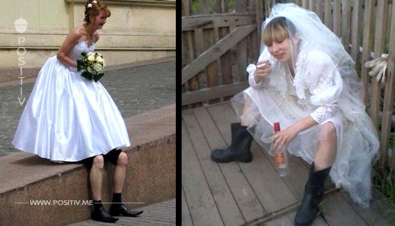 20 geschmacklose Hochzeitsfotos aus Russland.