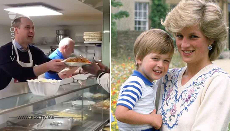 Prinz William serviert Obdachlosen Essen, 25 Jahre nachdem Prinzessin Diana ihm als Kind zeigte wie