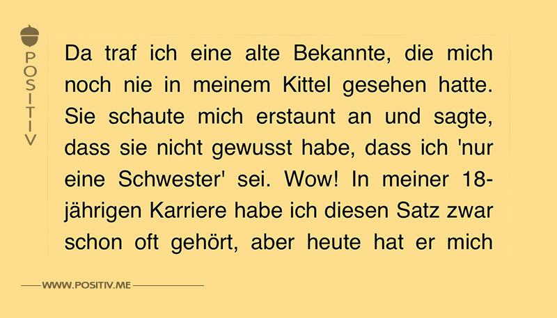 Krankenschwester kämpft für mehr Respekt.