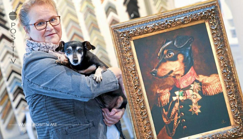 Kunst mit Wau Effekt: Künstler aus Bochum malt Hund ein Uniform