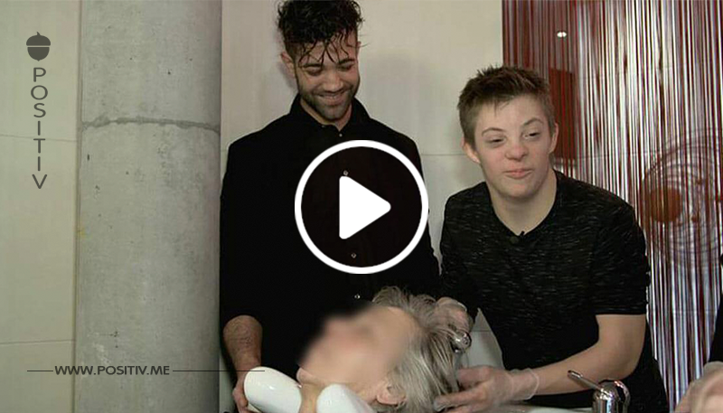 Ulm: Friseur stellt 18-Jährigen mit Down-Syndrom ein: Er bringt viel Freude in den Salon!