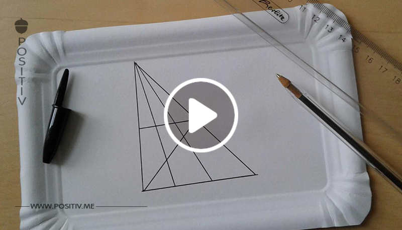 Errätst du in 20 Sekunden, wie viele Dreiecke sich in dem Bild verstecken?