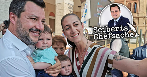 Kommentar: Nicht nur am „Lido“ ist Salvini der Kapitän
