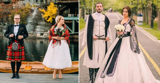 15 traditionelle Hochzeitskleider auf der ganzen Welt.