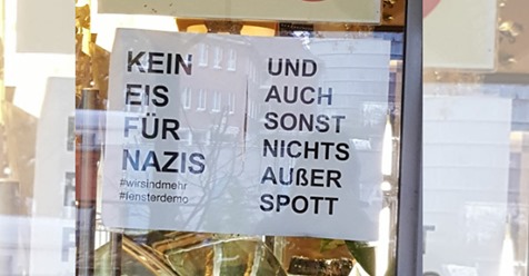 Hamburg: Eisdiele hängt Schild mit „Kein Eis für Nazis“ ins Fenster – AfD geht darauf ein und löst Verwirrung aus