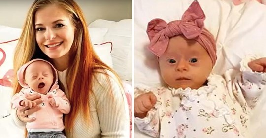 Mutter gab 2 Monate alter Tochter mit Downsyndrom 'Bewertung'