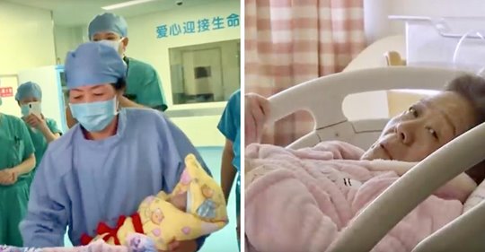 67 jährige Frau aus China gebärt kleines Mädchen und wird dadurch die älteste frisch gebackene Mutter Chinas