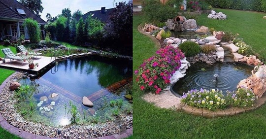 Möchten Sie gerne einen außergewöhnlichen Teich im Garten haben? Schauen Sie sich diese kreativen Teichideen schnell mal an.