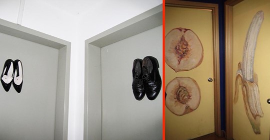 20 lustige Bilder von WC Schildern, bei denen man um die Ecke denken muss