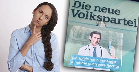 Verwirrung um Impf Plakat der Regierungspartei ÖVP