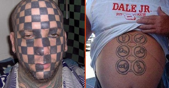 18 geschmacklose Tattoos