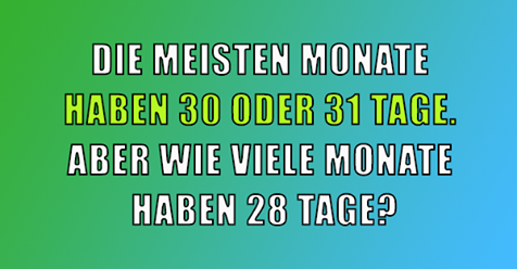 Dieses Rätsel ist ganz einfach, aber niemand hat es richtig! Können Sie es richtig erraten?