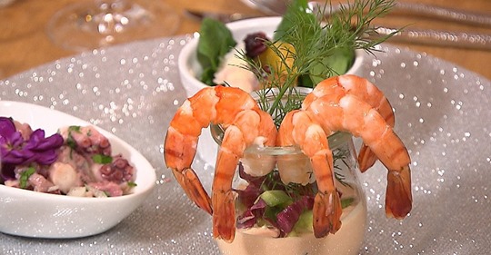 Shrimp-Polvo - Tintenfischsalat (Salada de Polvo)