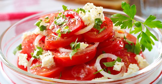 Tomaten Salat mit Feta