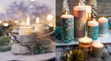 Mit Kerzen bringen Sie wieder Wärme und Geselligkeit in Ihre Einrichtung! 12 stimmungsvolle Ideen zum Winterthema!