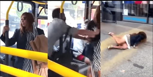 Frau fährt ohne Maske im Bus & spuckt Passagier an: Mann wirft sie gewaltsam raus