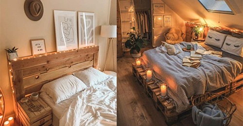Neuer Trend: Paletten unter Ihrem Bett. Schauen Sie sich 9 tolle Ideen mit Paletten unter Ihrem Bett an!