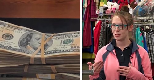 Eine junge Mutter findet 42.000 Dollar in gebrauchter Kleidung und gibt sie dem Besitzer zurück