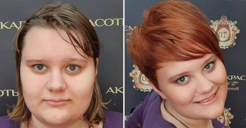 11 Vorher nachher Bilder von Verwandlungen beim Friseur