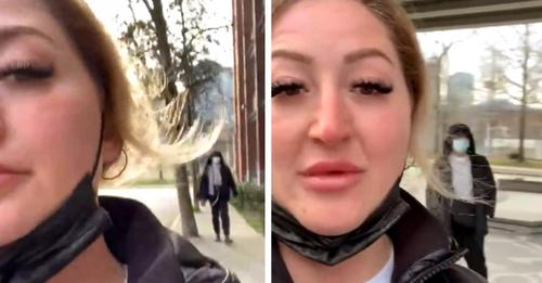 Frau bittet junge Skater um Hilfe, nachdem sie 40 Minuten lang von einem Fremden verfolgt wurde