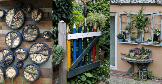 Sehen Sie sich hier die 11 schönsten DIY Garten Deko Ideen an, die auch Sie selbst erstellen können!