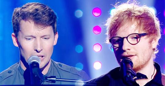 Dieser Klassiker hat Elton John berühmt gemacht, aber Ed Sheeran und James Blunt bringen den Song auf den nächsten Level