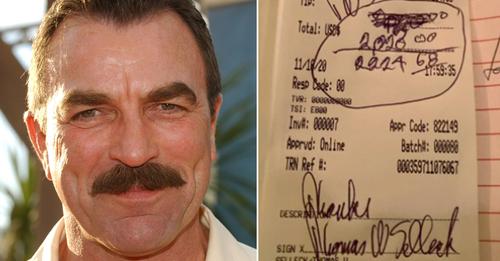 Tom Selleck gibt Kellner in New Yorker Restaurant Trinkgeld von über 2.000 Dollar