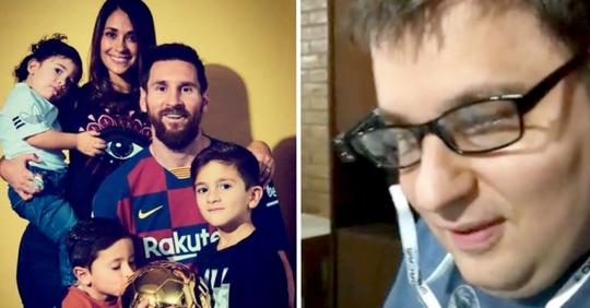 Lionel Messi und seine Frau haben einem sehbehinderten Fan eine Hightech Brille geschenkt: Jetzt kann er lesen