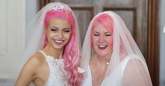Lesbisches Paar mit 37 jährigem Altersunterschied ist offiziell verheiratet