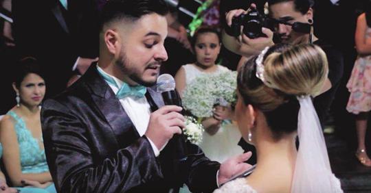 Eine Hochzeit wird unterbrochen, als der Bräutigam sagt, dass er eine andere liebt – die direkt hinter ihm steht
