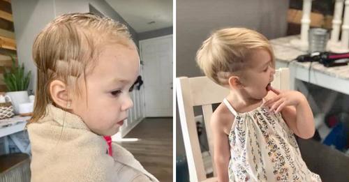 Friseur macht Hausbesuche, um den 'Unfall' eines Kindes in eine 'abgefahrene' Frisur zu verwandeln