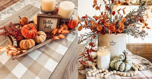 Der Tisch eignet sich perfekt für die schönsten Herbstdekorationen. 13 Wunderbare Beispiele!