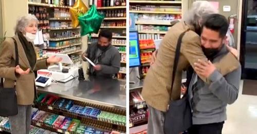86 Jährige kauft einen Lottoschein und verspricht dem Kassierer, das Geld im Gewinnfall mit ihm zu teilen