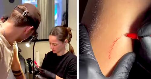 Er lässt sich aus Liebe ein Tattoo stechen, aber viele spotten: 'Das ist doch albern' (+ VIDEO)
